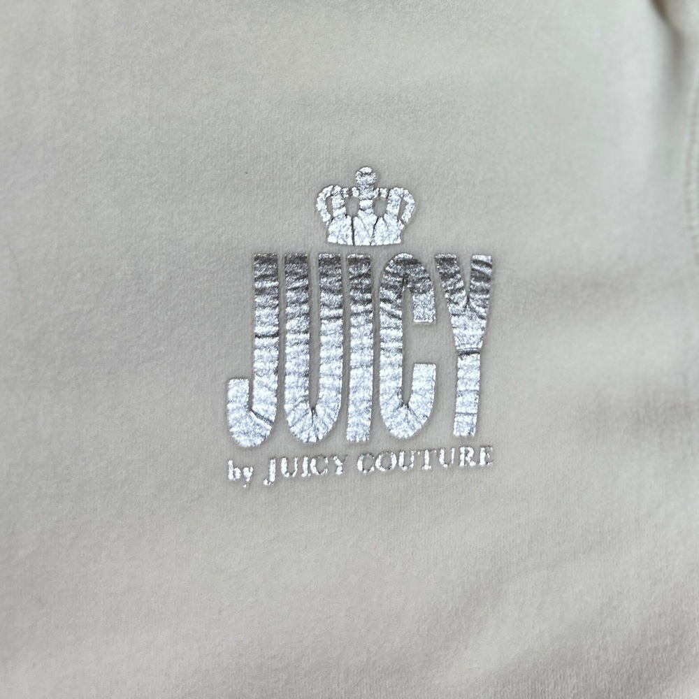 Juicy Couture Cream Jumpsuit with Logo - Picture 7 of 7